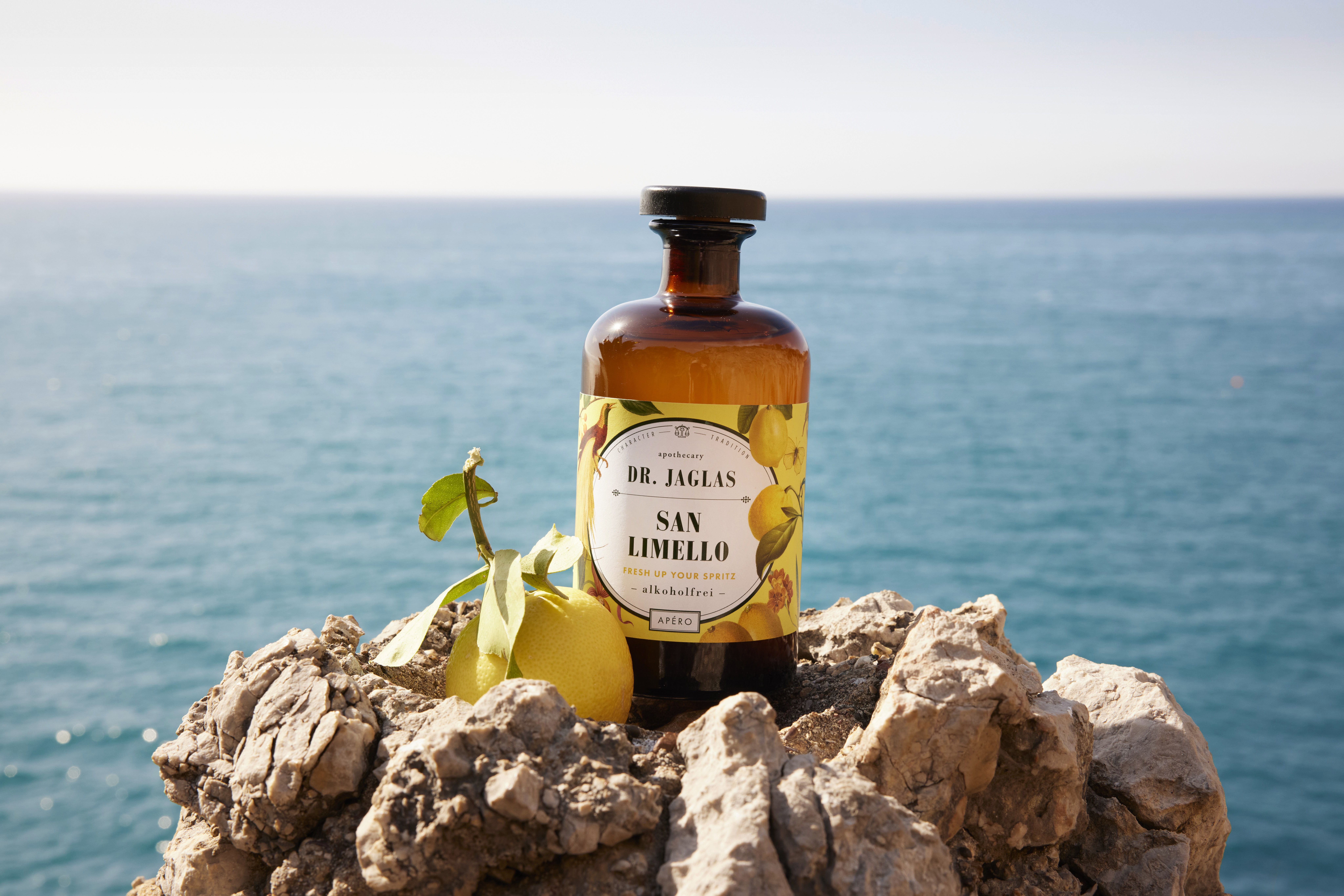 San Limello Apertif Flasche à 500 ml - alkoholfreie Alternative zu Limoncello