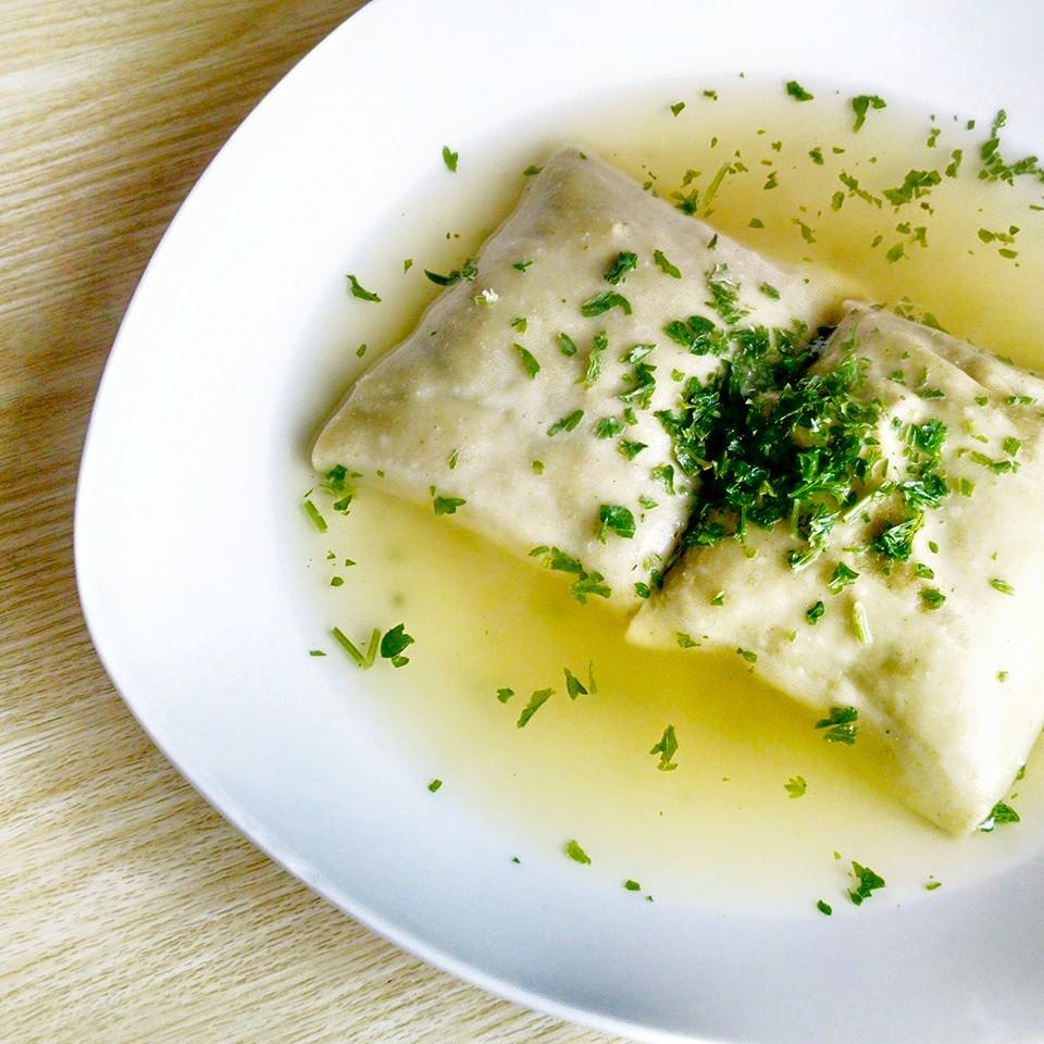 Bärlauch Maultaschen, 4 Stück, Packung ca. 360 g