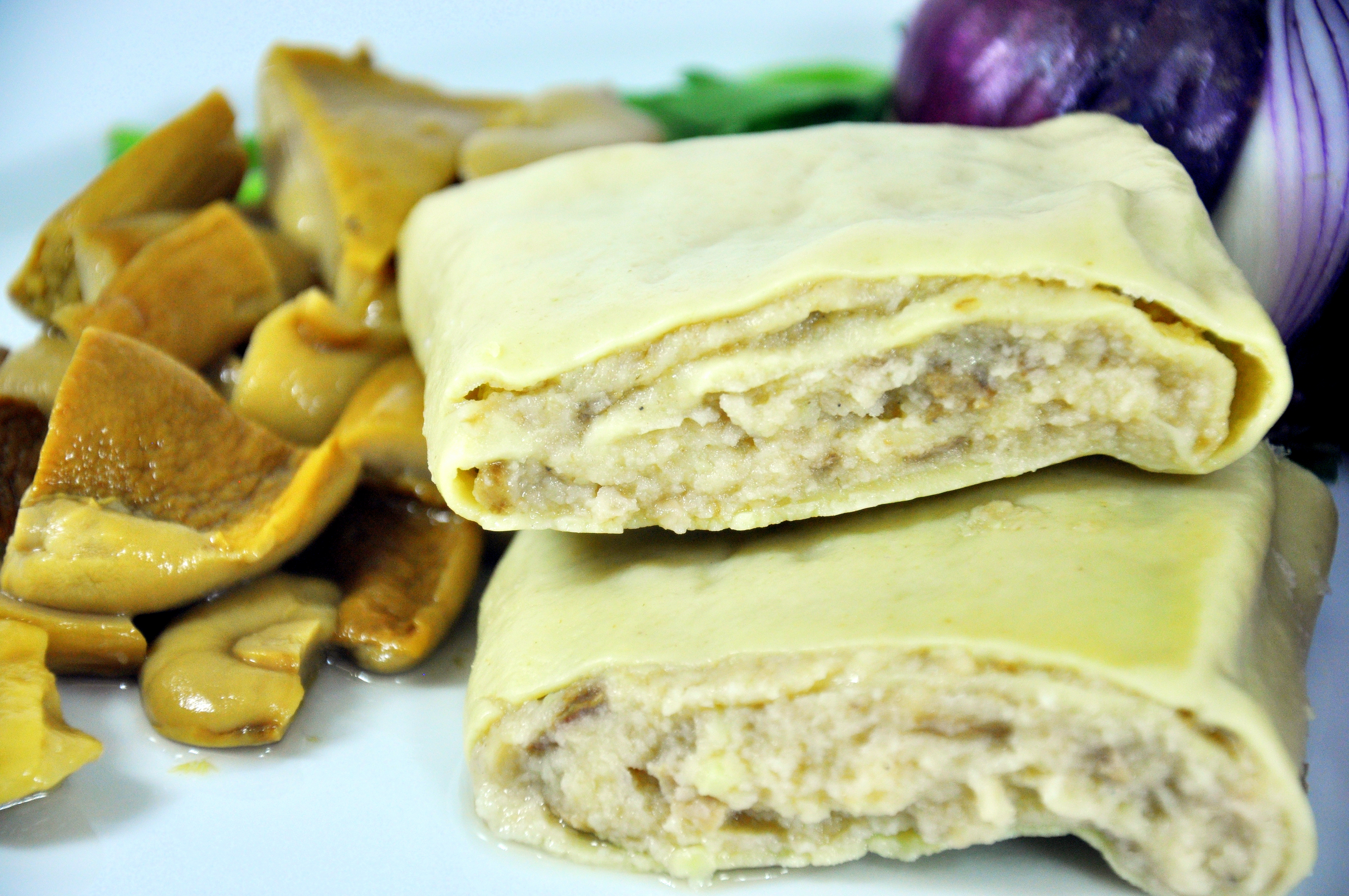Steinpilz-Maultaschen vegetarisch,  4 Stück, Packung ca. 360 g